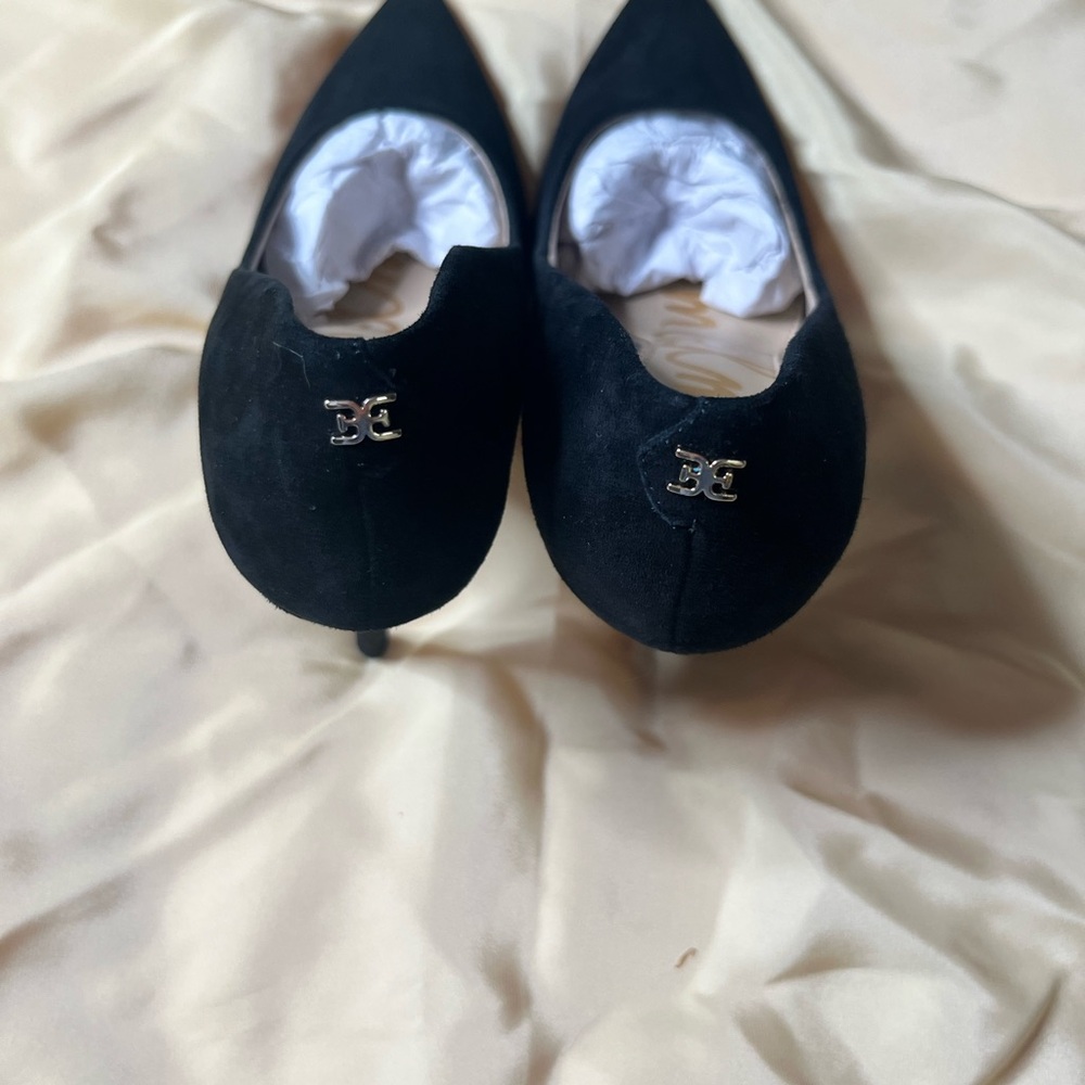 Sam Edelman - DANNA POINTED TOE HEEL in black suede, size 6 M - Picture 5 of 14